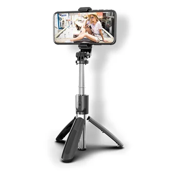 Daugiafunkcinis trikojo mobiliojo telefono selfie stick Reguliuojamas Bluetooth Nuotolinio Valdymo Trikojis Stovas Selfie Stick