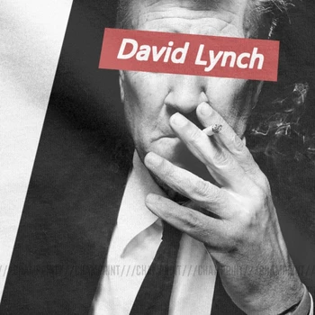 David Lynch vyriški T Shirts Twin Peaks Juokinga Grynos Medvilnės trumpomis Rankovėmis Tee Marškinėliai Apvalios Kaklo T-Shirt Spausdinimas Viršūnes Plius Dydis