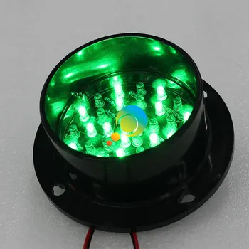 Didelio ryškumo DC12V derinys raudonos, žalios individualų 100mm LED eismo signalų šviesos lempos