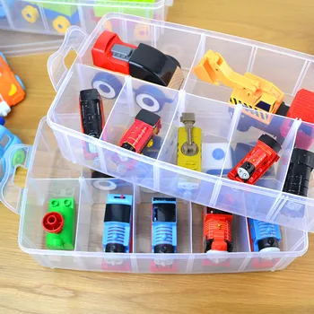 Didelis Plastikinis Žaislai Vaikams, Lego Laikymo Dėžutė Makiažas Organizatorius Aparatūros Reikmenų Rinkinys, Tinkamas Namų Nemokamas Pristatymas