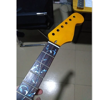 Disado 22 Skirsniai Klevas Elektrinės Gitaros Kaklo Raudonmedžio Fretboard Apdaila Blue Tree Natur Gitara, Dalys, Priedai