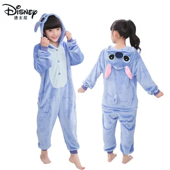 Disney Dygsnio Pižama Vaikams Mielas Gyvūnų, Animacinių filmų Vaikams Pižama Kūdikiams Kostiumas Žiemos Berniukas Mergaitė Cosplay Sleepwear Rinkinys