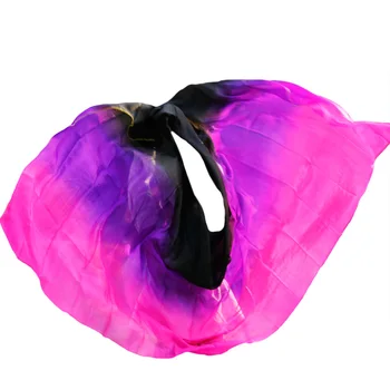 Dizainas šilko šydas, pilvo šokio šydas Tarifa perut kostum mėlyna +Violetinė +Rose