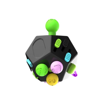 Dodecahedron Anti-Stresas Kubo Išskleidimo Paramos Kauliukai Anti-Nerimas Paramos Nerimas Reljefas Vaikas Suaugusiųjų Žaislai Kubo Reduktorius