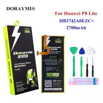 DORAYMI HB3742A0EZC+ Telefono Bateriją, skirta Huawei Ascend P8 Lite Mėgautis GR3 2016 5S 2700mAh Pakeitimo Baterijas Bateria