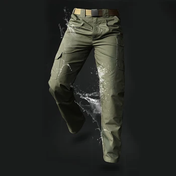 Drabužiai Vyrams Tactical Kelnes Kariuomenės Karinių Atsitiktinis Kietosios Multi kišenės Krovinių Kelnės Dėvėti Resistent Vyriškos Kelnės Ripstop
