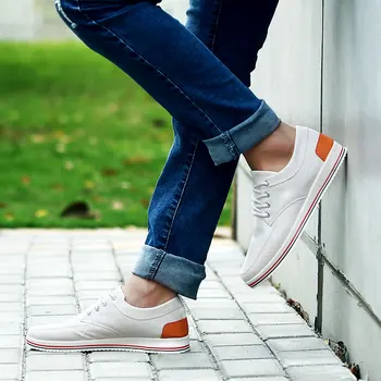 Drobė batai 2019 mados vasaros mens Laisvalaikio Bateliai Patogus, Kvėpuojantis Butas Sneaker Zapatos Hombre QASDUO balenciagas batai