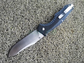 Drugelis Bm810 peilis D2 ašmenys G10 rankena, aukštos kietumas aštrių kariuomenės peilis savigynai nešiojamas taktinis išgyvenimo peilis