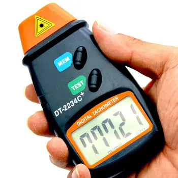 DT2234 C+ Skaitmeninis Tachometras SŪKIŲ Skaitiklio Ne-Kreipkitės 2.5 RPM-99999RPM LCD Ekranas, Greičio Matuoklis, Testeris