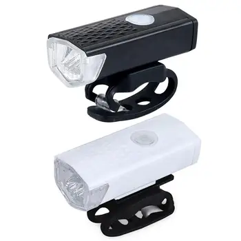Dviračio šviesos diodų (LED) užpakalinis žibintas Galiniai Dviračių Nešiojamų Šviesos USBRechargeable Rainproof 300 Liumenų Dviračių Žibintas, Dviračio Žibintuvėlis