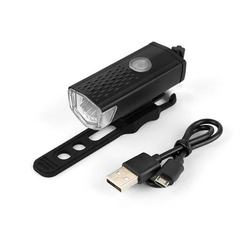 Dviračio Šviesos Vandeniui USB Įkrovimo Priekiniai LED Dviračio Žibintai Dviračių Lempos Degiklio Rankenos Žibintuvėlis Dviračių Priedai