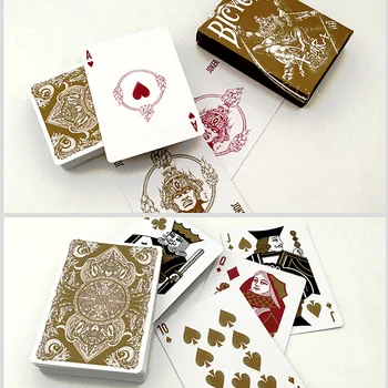 Dviračių Black Core Popieriaus Aukso Ashura Kaladės Kortų Išskirtinį Dizainą Adcanced Popieriaus Pokerset Magija Gudrybės Dovanų Kolekcija