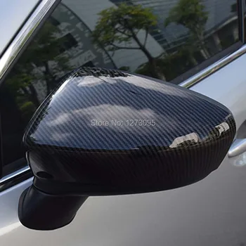 Dėl Mazda 6 2016 2017 2018 ABS Durų Pusėje valdomi Išoriniai Veidrodėliai Dangtelis Galinio vaizdo Veidrodėlis Raštas Padengti Automobilio Optikos Reikmenys