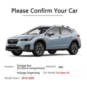 Dėl Subaru XV 2018 2019 2020 Automobilių pilotu Daiktadėžė Saugojimo Reikmenys Vidaus Rūšiavimo Pasiskirstymo Automobilių Optikos Valymas WRX STI