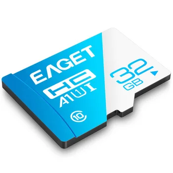 EAGET T1 Micro SD Kortelė 32GB 64GB 128 GB TF Kortele Aukštos kokybės sandėliavimo žetonų Micro sd kortelės Class10 Atminties, Microsd TF/SD Kortelę