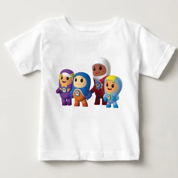 Eikite jetters Nuotykių anime Vaikų Vasaros T-shirt berniukas baby girl medvilnės kvėpuojantis trumpas rankovėmis marškinėliai 2020 m. 3-8T vaiko marškinėliai