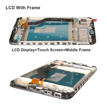 Ekrano ir Huawei Y7 2019/Y7 Premjero 2019 LCD Jutiklinis Ekranas skaitmeninis keitiklis Pakeisti Dalį Y7 Premjero 2019 Ekranas DUB-LX3 LX1 L23