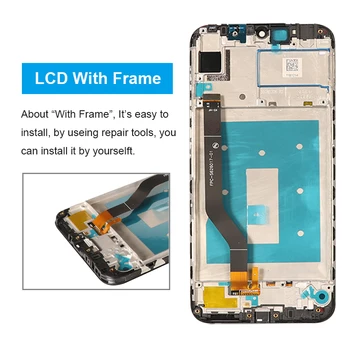 Ekrano ir Huawei Y7 2019/Y7 Premjero 2019 LCD Jutiklinis Ekranas skaitmeninis keitiklis Pakeisti Dalį Y7 Premjero 2019 Ekranas DUB-LX3 LX1 L23