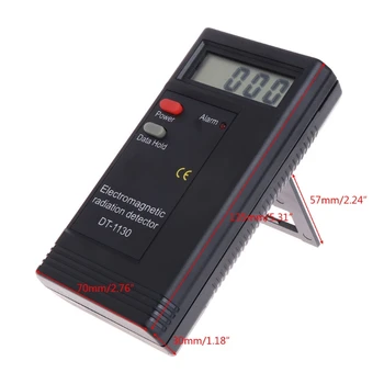 Elektromagnetinės Spinduliuotės Detektorių LCD Skaitmeninis EMF Matuoklį Dozimetro Testeris DT1130 WXTC