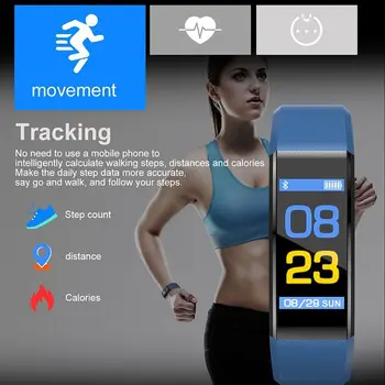 Elektroninių Laikrodžių Vyrams, Moterims Širdies Ritmo Monitorius Kraujo Spaudimas Fitness Tracker Smartwatch Vaikų Sporto Žiūrėti 2020 M. Kalėdų Dovana