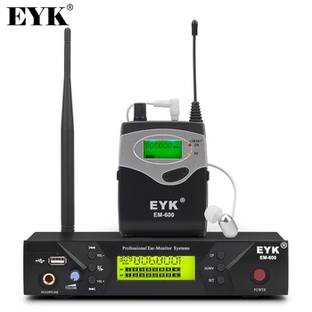 EM-600 UHF Belaidžio Ausies stebėjimo Sistemos Profesinės Etapo Rezultatus Ausies Stebėjimo Sistemas su Vienu Bodypack Siųstuvas