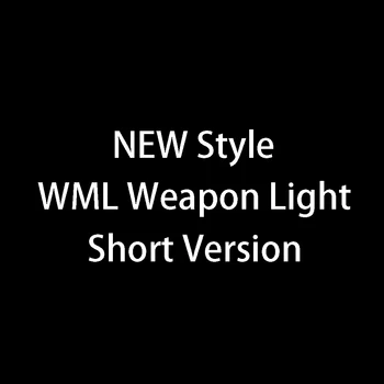 Enhanced Edition WML Skautų Šviesos Taktinis Ginklas, Šviesos, Žibintuvėlis, Šautuvas Tinka 20mm Geležinkelių Medžioklės Lanterna
