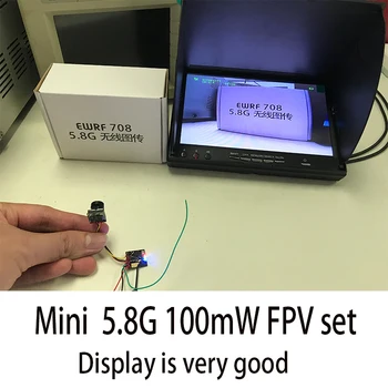 EWRF 5.8 Ghz 40CH 100mW FPV Siųstuvas su smart aduio 600TVL CMOS Micro FPV Kamera Drone Kaip Mažyčių Rėkauti Ašmenys Inductrix