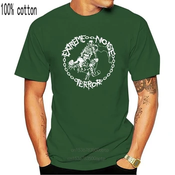 Extreme Noise Terror Logotipą, Juoda Herren Marškinėliai Vyrams Roko Grupė Tee Marškinėliai