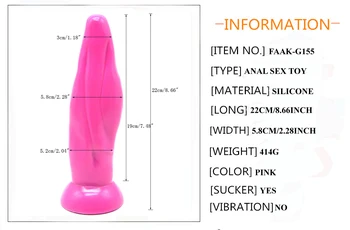 FAAK didelis analinio sekso žaislai su siurbtuko silikono analinis dildo kūrybos suaugusiems pora moterų, vyrų fetišas, sekso parduotuvė butt plug