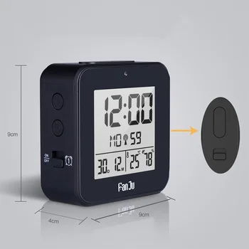 FanJu FJ3533 Skaitmeninis Laikrodis LED Temperatūros, Drėgmės, Dual Signalizacija Auto Apšvietimo Atidėjimo Terminas termometras Darbalaukio Stalo Laikrodis