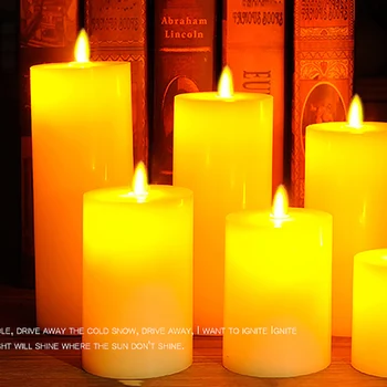 Flameless led žvakė pateikė parafinas iki AA baterijos,Atostogų šalis žvakių šviesos,Vaikų namų kambaryje, naktį šviesos,namų dekoro.