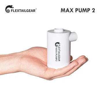 FLEXTAILGEAR Max Siurblys 2 Ultralight USB Įkrovimo Vandeniui Oro Siurblys Išpūsti Deflate Plaukimo Žiedas Kempingas Čiužinys Pad