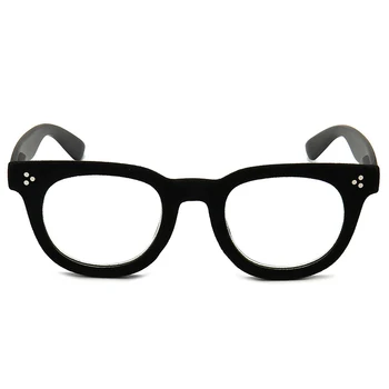 Flocking Skaitymo Akiniai Mados Cat Eye viso kadro akiniai vyrai moterys HD presbyopia Akiniai patogūs Anti-mėlyna Šviesa