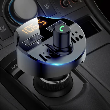 FM Siųstuvas Bluetooth Automobilinis MP3 Grotuvas LED Dual USB 4.1 Automobilinio Įkroviklio 3.1 Volvo XC60 XC90 S60 V70 S80 S40 V40 V50 XC70