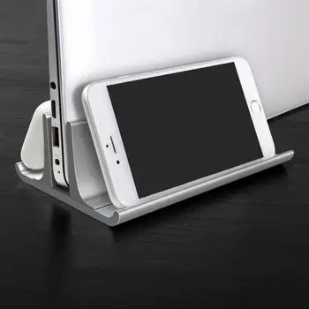 Foxnovo Dual-slot Vertikaliai Reguliuojamas Nešiojamas Stovas Tablečių Aušinimo Atramos Laikiklis, skirtas Apple MacBook Pro Lenovo nešiojamą kompiuterį