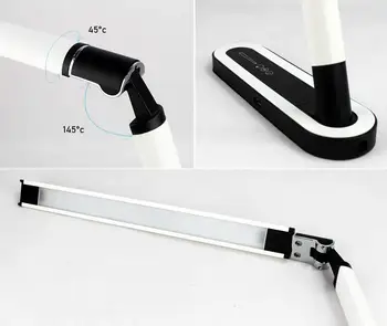 Furein USB touch Valdymo pulto Flex LED lempa su nešiojamų neslidus Bazę, reguliuojamas šviesos intensyvumas ir laikas