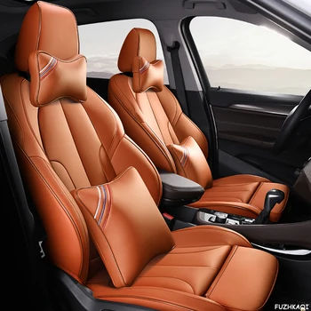 FUZHKAQI Užsakymą Oda automobilių sėdynės padengti nustatyti Volvo S80 XC60 S60 C30 S90 C70 V60 V40 XC90 XC40 S40 XC Klasikinių Automobilių Sėdynės