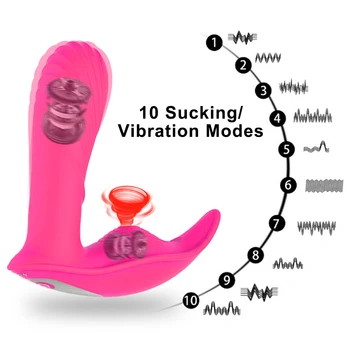 G-spot Clit Sucker Vibratorius Su Nuotolinio Valdymo Klitorio Stimuliacija Dildo Moterų Vibratoriai Moterų Erotinis Sekso žaisliukai Suaugusiems