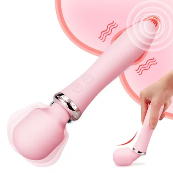 Galingas AV Vibratorius Silikoninis Dildo Sekso Žaislai, skirtas Moters Klitorio Stimuliatorius Magic Wand Vibratoriai Moterims G Spot Massager