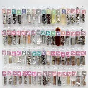 Gamyklos didmeninė Periodinės Lentelės /Stiklo sandarinimo elementas nustatyti 68 elementų kolekcija