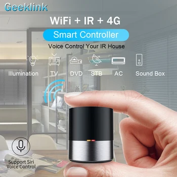 Geeklink Mini Smart Home Universalus Nuotolinio valdymo pultelis WIFI+ IR Kontrolės Centras protingų namų Darbas su Alexa