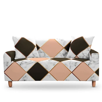 Geometrinis Marmuro Pagalvėlės Universalus Fotelis Baldai Apima Elastinga Atveju Kampe Sofa Dangtis
