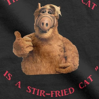 Gera Katė Alf T-Marškinėliai Vyrams, Tv Komedija Gordonas Shumway Seriale Serijos Svetimų Medvilnės Marškinėliai Trumpomis Rankovėmis T Marškiniai Plius Dydis