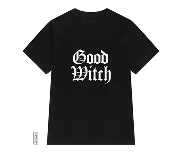 Gera ragana bloga ragana Moterų marškinėlius Medvilnės Atsitiktinis Juokingi marškinėliai Lady Mergina Viršuje Tee Hipster Tumblr ins Lašas Laivas NA-11