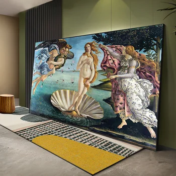 Gimimo Venera Renesanso Žinomų Naftos Tapyba Ant Drobės Botticelli Atgaminti Menas Spausdinti Klasikinio Sienos Nuotrauka Cuadros
