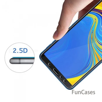 Grūdintas Stiklas Samsung Galaxy A7 2018 Atveju Apsauginis Stiklas 