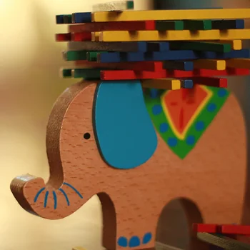 Gyvūnų Balansavimo Nelyginant Dramblys Kupranugaris Medinis Žaislas Montessori Balansas Žaidimo Pradžioje Mokymosi Švietimo Žaislai Vaikams