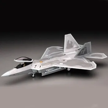 Hasegawa Hobbyboss Akademija 1/72 Mastelis JAV F-22 Raptor Naikintuvas Lėktuvo Orlaivių Ekranas Žaislas Plastiko Surinkimo Modelio Rinkinys