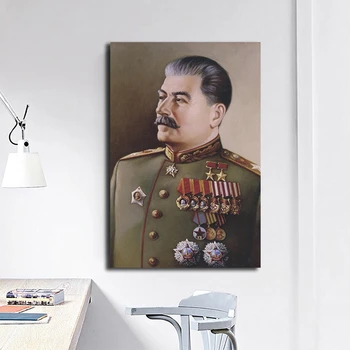 HD Spausdinti Josifas Stalinas Portretas Sienos Meno Tapybos Drobės Plakatus Spausdina Sienos Nuotraukas Kambarį Namų Dekoro Kūrinys Cuadros