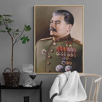 HD Spausdinti Josifas Stalinas Portretas Sienos Meno Tapybos Drobės Plakatus Spausdina Sienos Nuotraukas Kambarį Namų Dekoro Kūrinys Cuadros